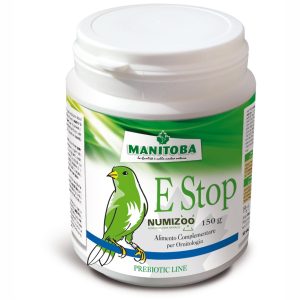 E-STOP Manitoba suplemento prebiótico para aves ornamentales